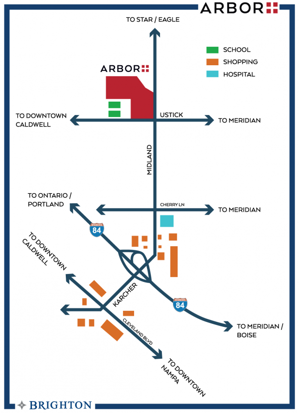 Arbor Local Area Map