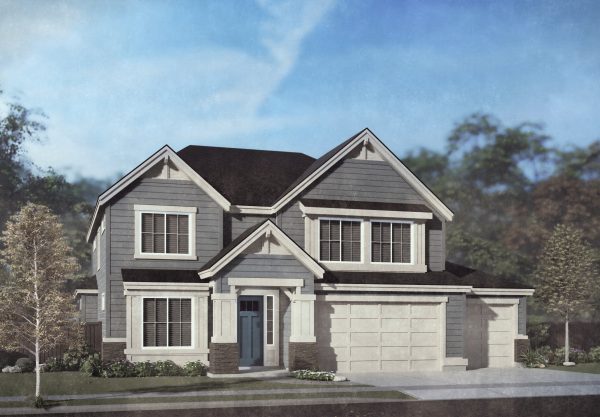 2 Story House Plans in Meridian ID - Ballybunion