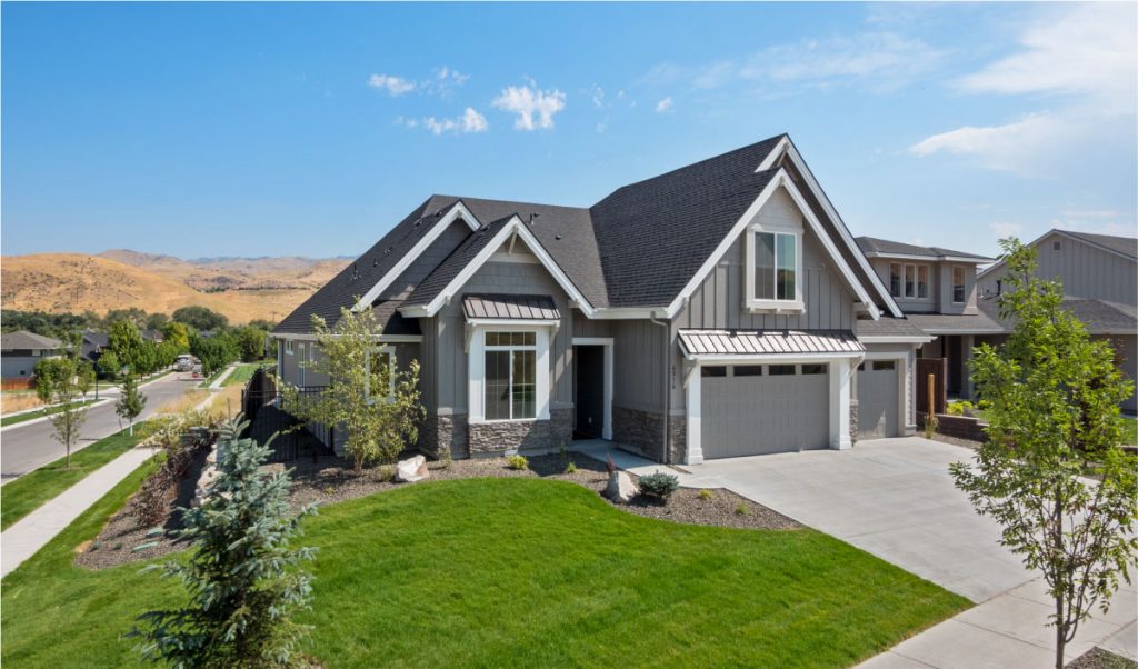 Bayview 1.5 Story House Plans in Meridian ID Brighton Homes