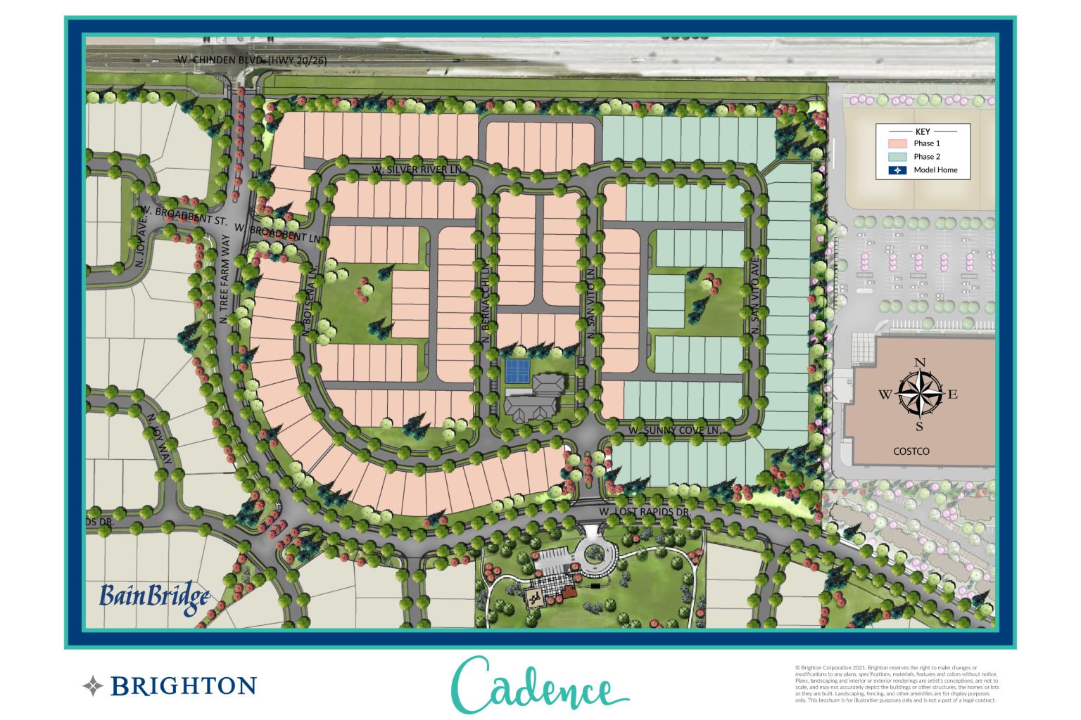 55+ Community in Meridian ID Cadence at Bainbridge Brighton Homes