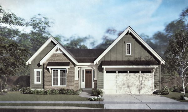 Cottonwood B - Single Story House Plans in Meridian ID