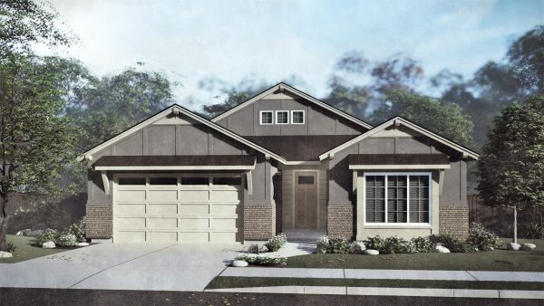 Crosswater - Single Story House Plans in Meridian ID