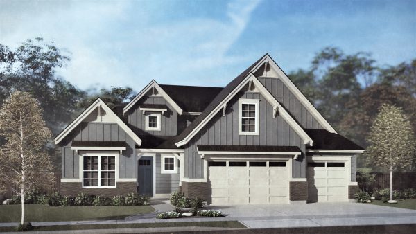 Edgewater A - 2 Story House Plans in Meridian ID