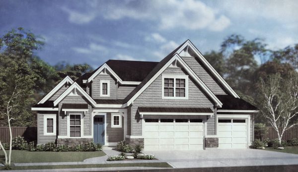 Edgewater B - 2 Story House Plans in Meridian ID