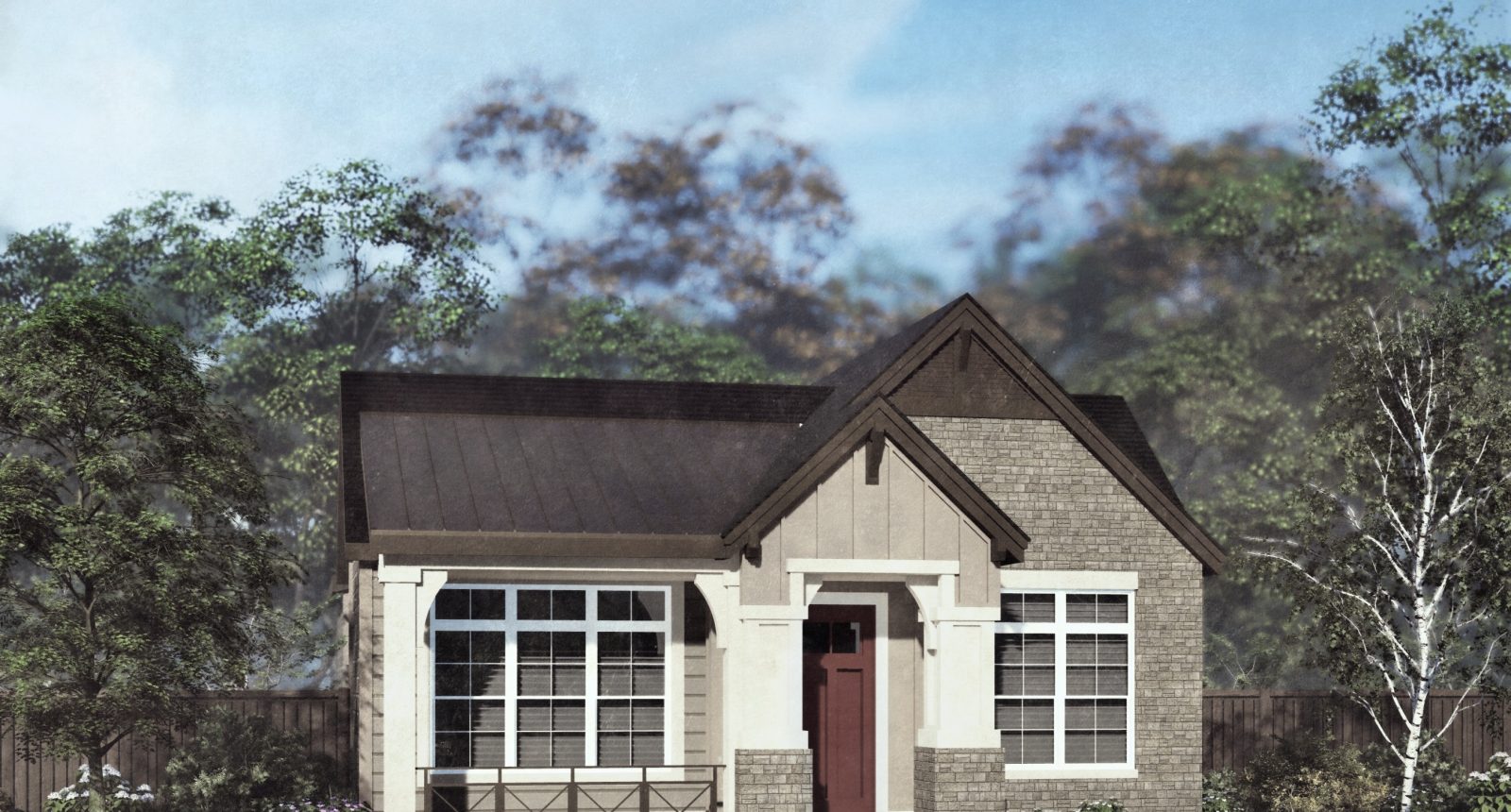 Foxtrot B - Single Story House Plans in Meridian ID