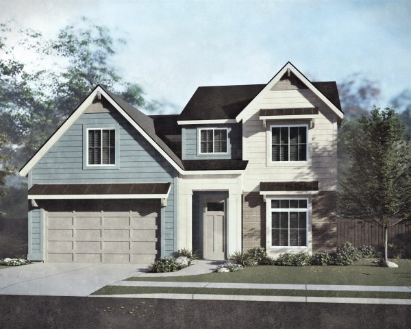 Lakeview - 2 Story House Plans in Nampa ID