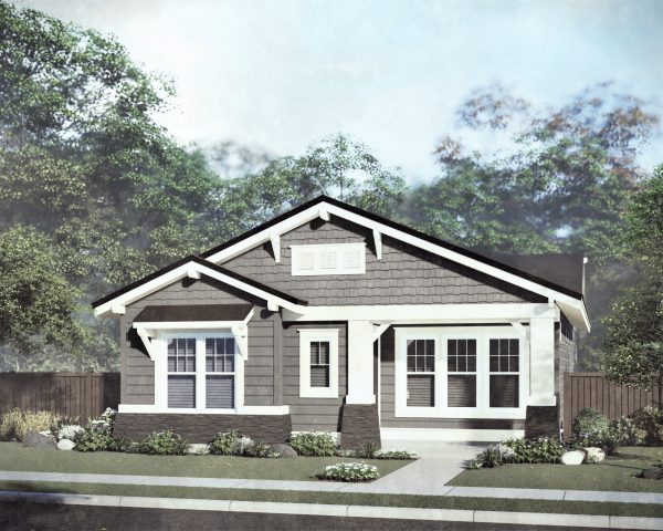 Minnie Belle - Single Story House Plans in Meridian ID