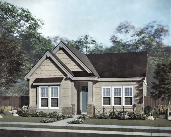 Minnie Belle - Single Story House Plans in Meridian ID