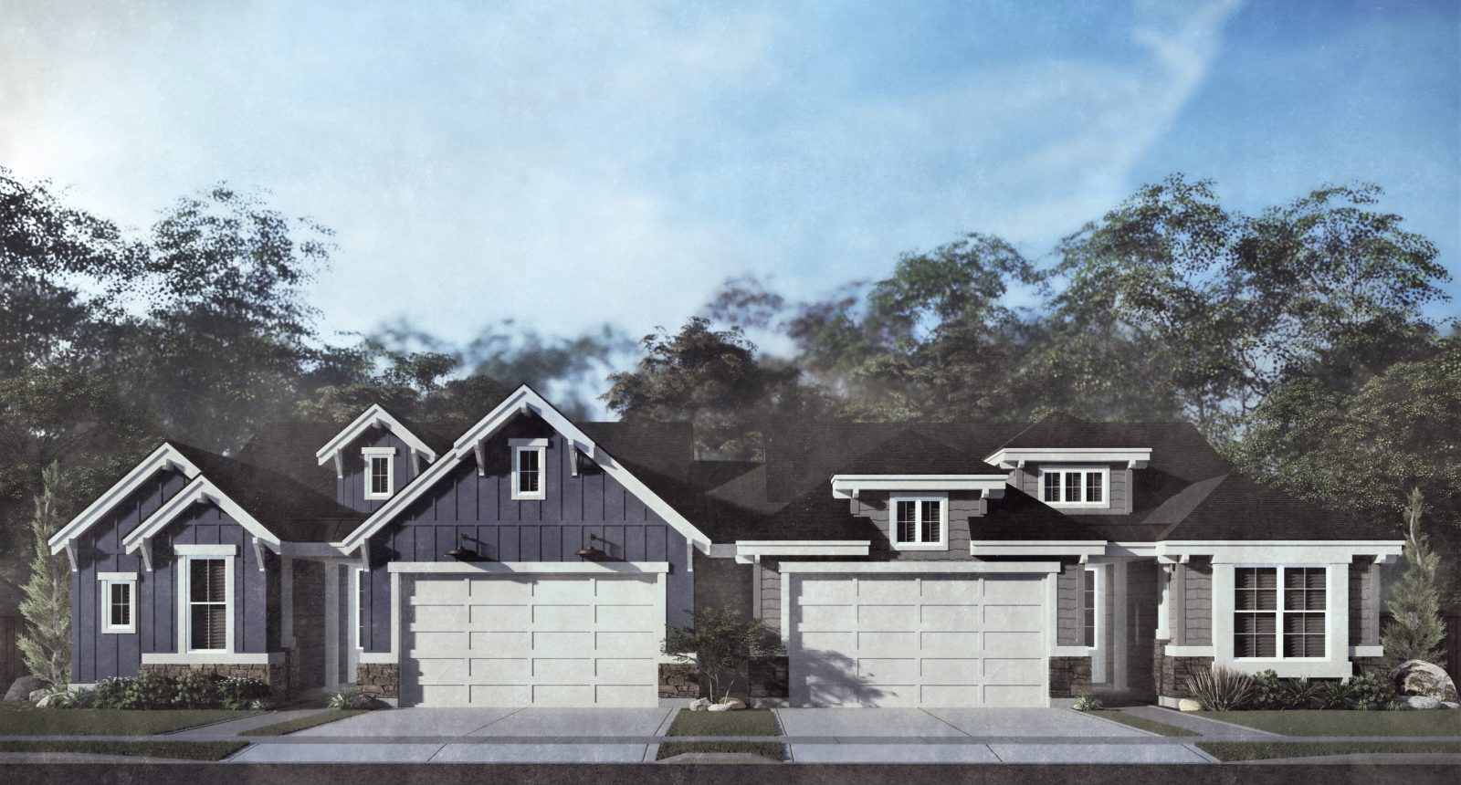 Moonlight - Single Story House Plans in Meridian ID