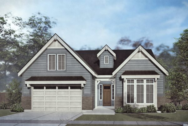 Oakmont - 1.5 Story House Plans in Meridian ID