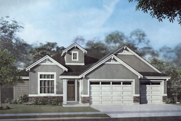 RIVERSIDE - Single Story House Plans in Meridian ID