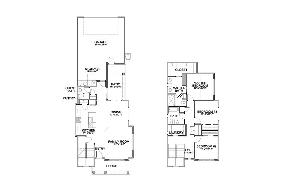 River Birch 2 Story House Plans in Nampa ID Brighton Homes