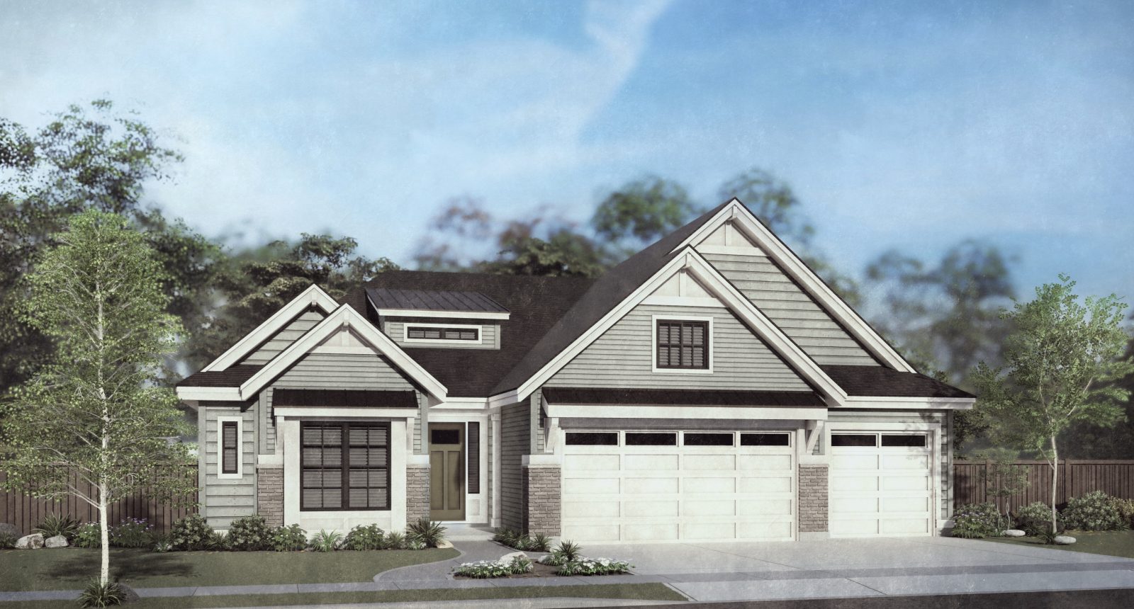 Seminole B - Single Story House Plans in Meridian ID