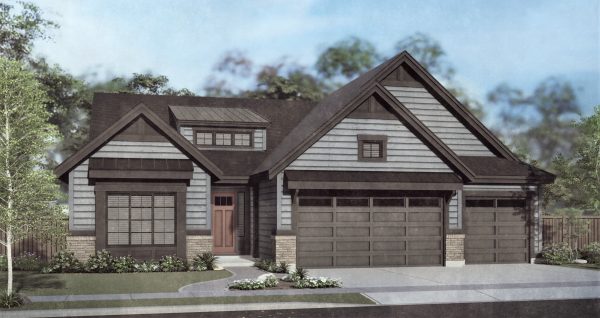 Seminole - Single Story House Plans in Meridian ID