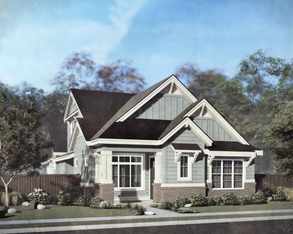 Silver Moon A - 2 Story House Plans in Meridian ID