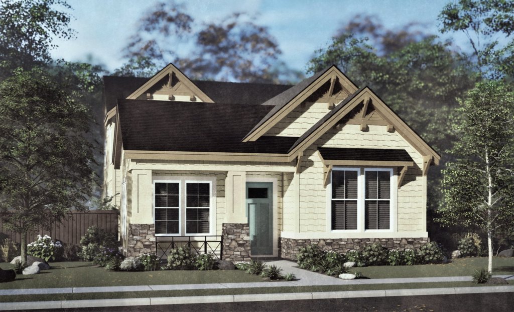 Summer Sun A - 2 Story House Plans in Meridian ID