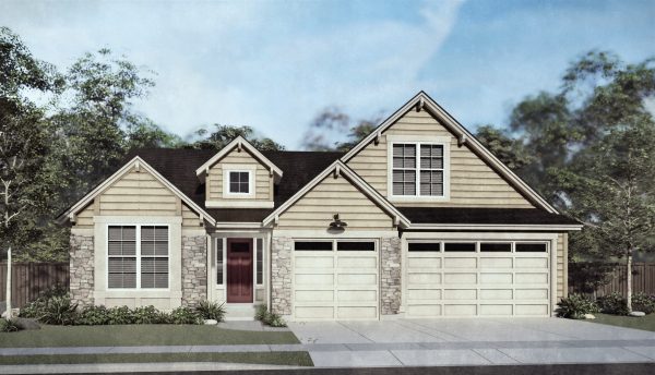 WHITBURN - 1.5 Story House Plans in Meridian ID