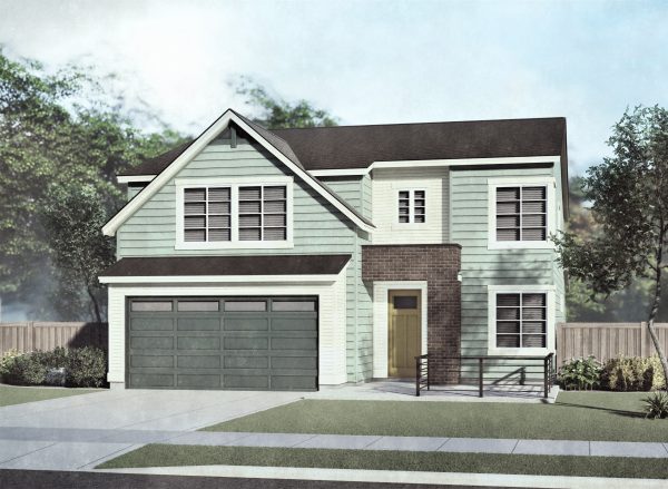 Fairview B - 2 Story House Plans in Meridian ID