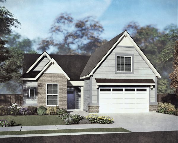 Ridgecrest A - 1.5 Story House Plans in Nampa ID