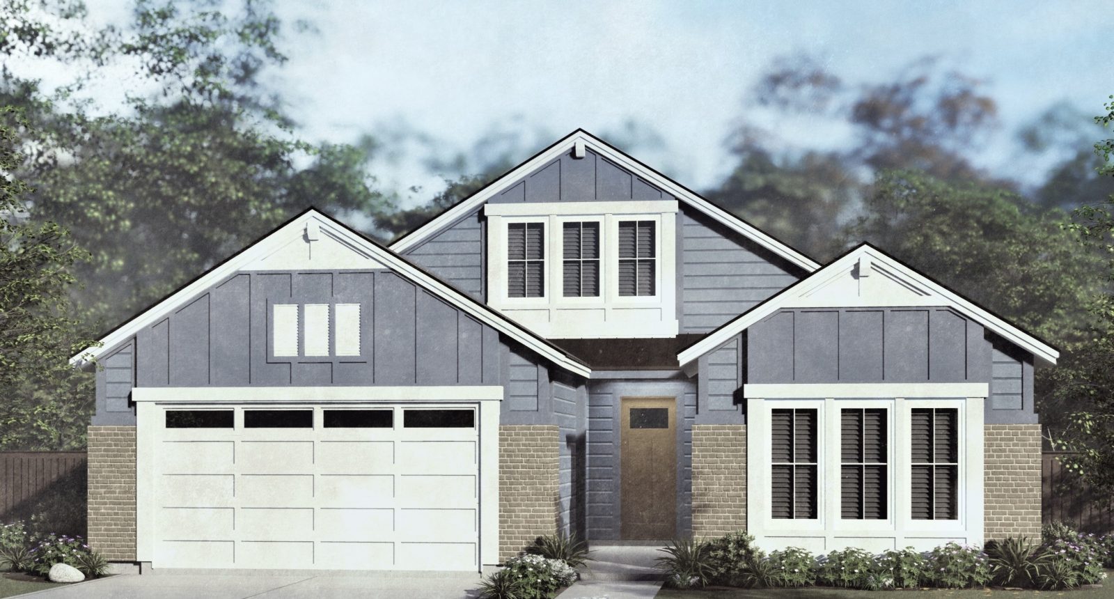 Crane Creek - 1.5 Story House Plans in Nampa ID