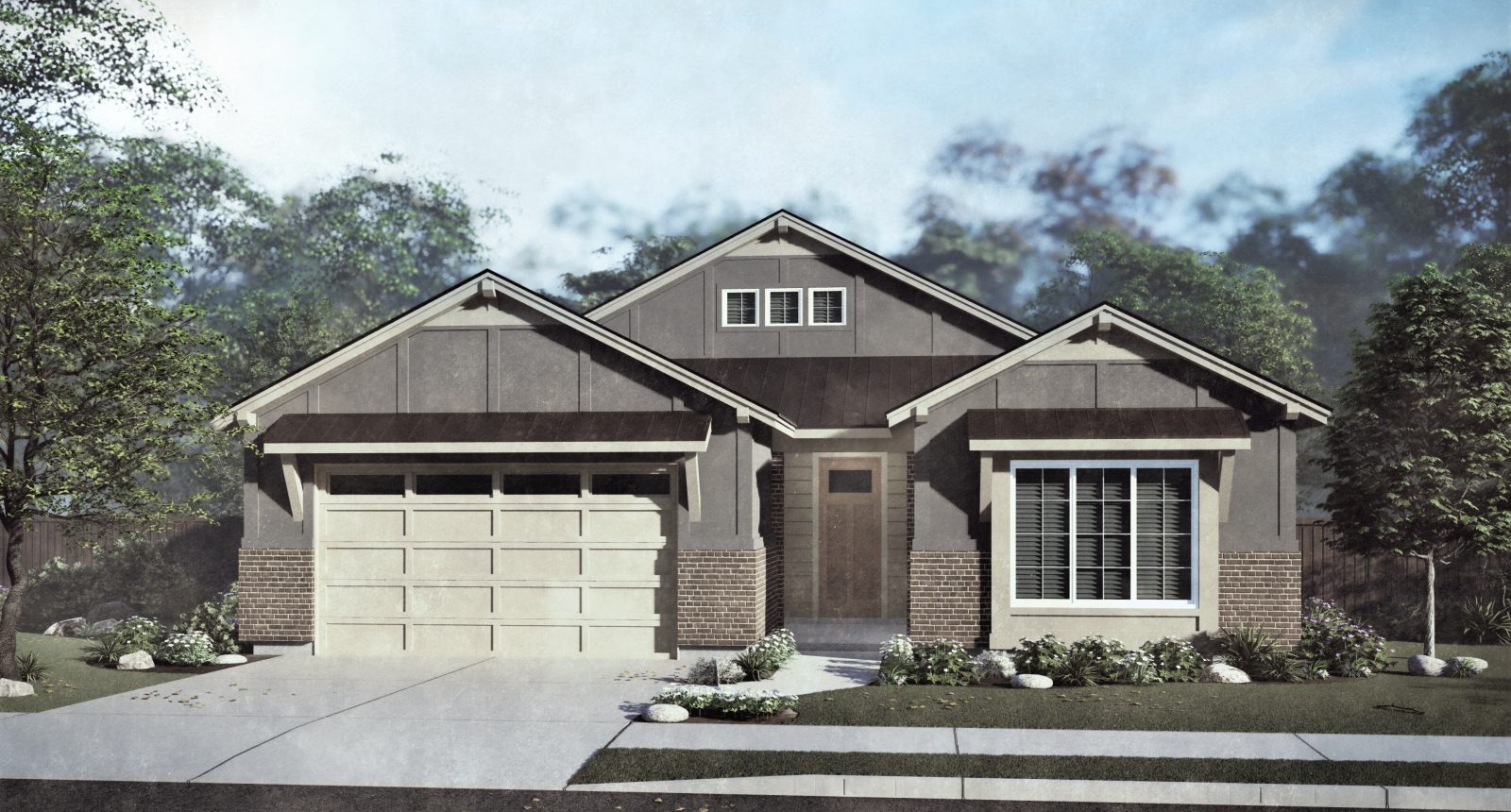 Pierce Park A - Single Story House Plans in Nampa ID