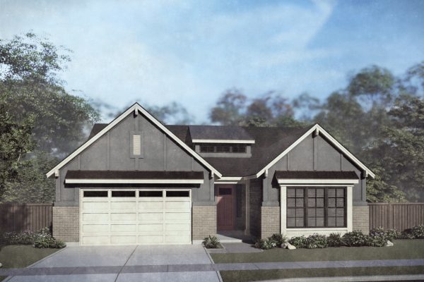 Whitetail A - Single Story House Plans in Meridian ID