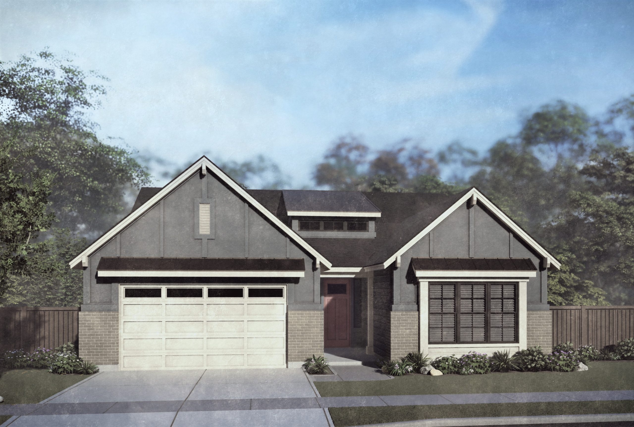 Whitetail A - Single Story House Plans in Meridian ID