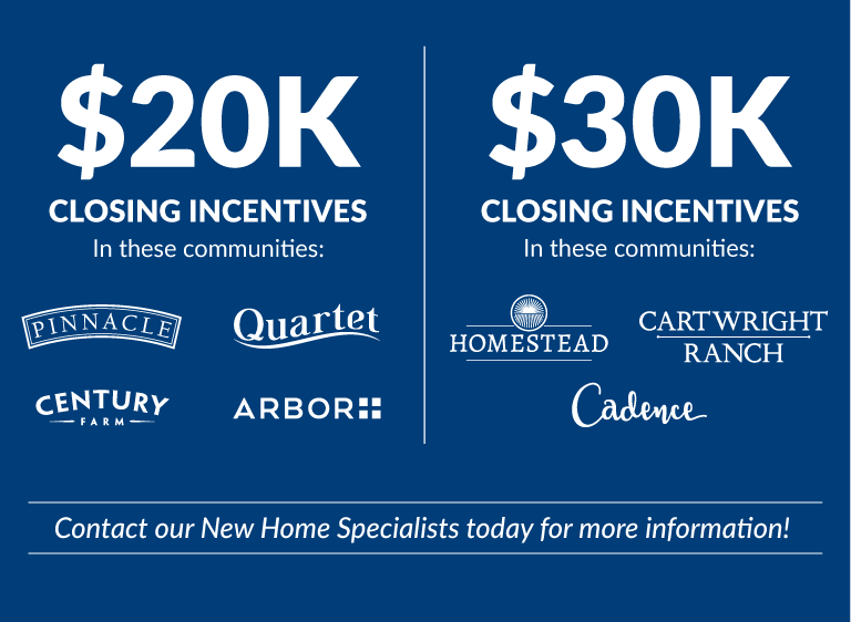 New Home Buyer Incentives Meridian ID Boise ID