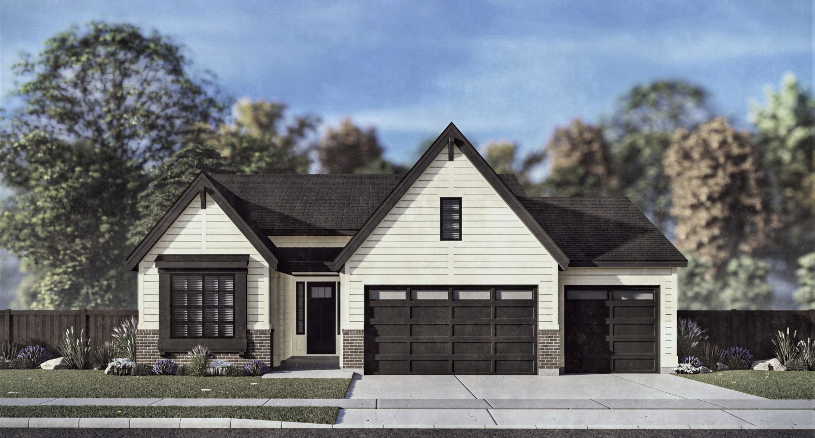 Weston - Single Story House Plans in Meridian ID