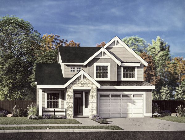 Hudson A - 2 Story House Plans in Meridian ID