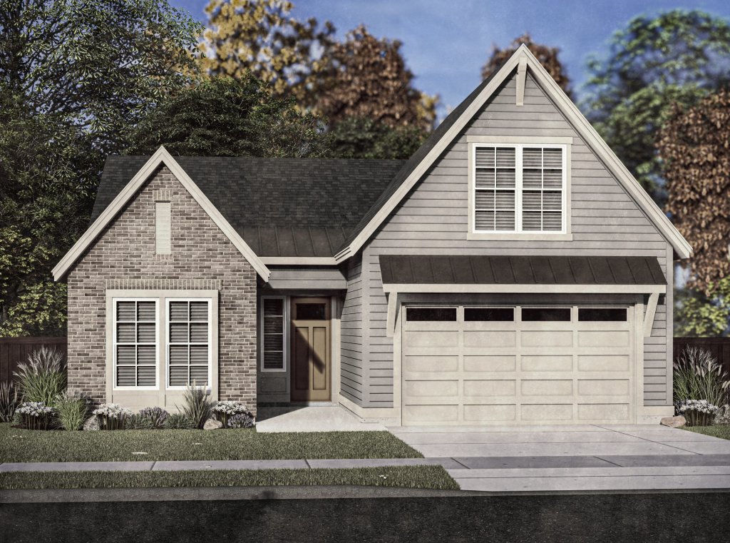 Pikewood - 1.5 Story House Plans in Meridian ID