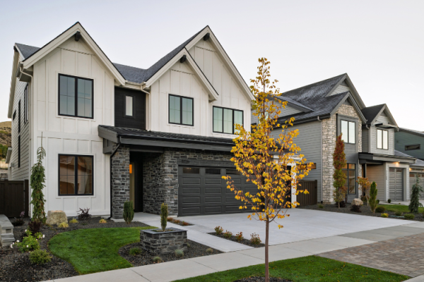 Exterior of two Brighton homes